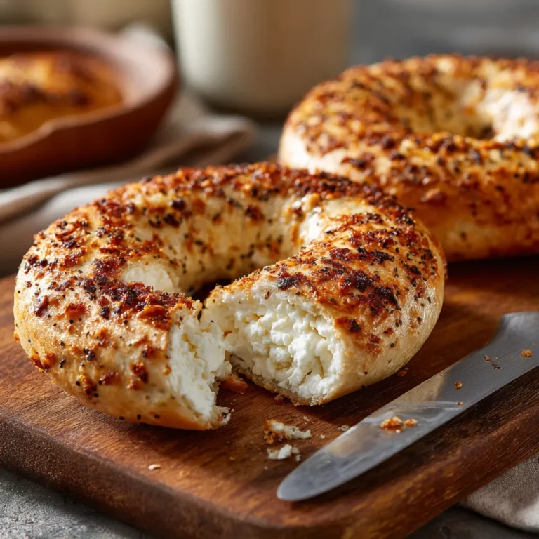 Cottage Cheese Bagel Recipe You’ll Love – Quick, Protein-Packed, and Crave-Worthy 6 Baked cottage cheese bagels cooling