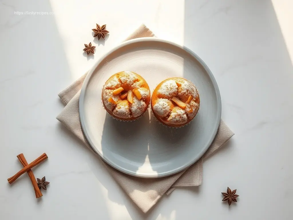 Apple Cider Donut Cupcakes: Best 3 Easy Recipes 2 Delicious Apple Cider Donut Cupcakes overhead view