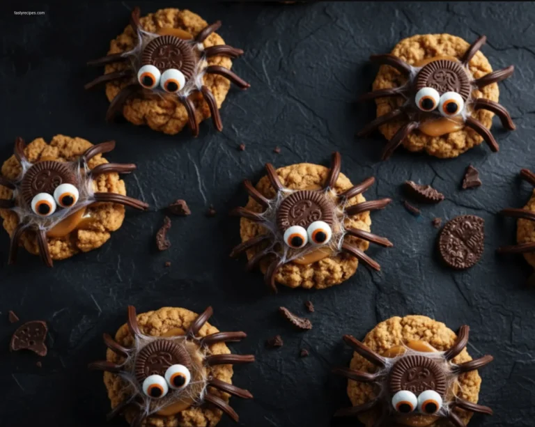 Halloween Cookies and Cupcakes: 9 Spooktacular Sweet Ideas. 4 Festive Halloween cookies and cupcakes on a white table