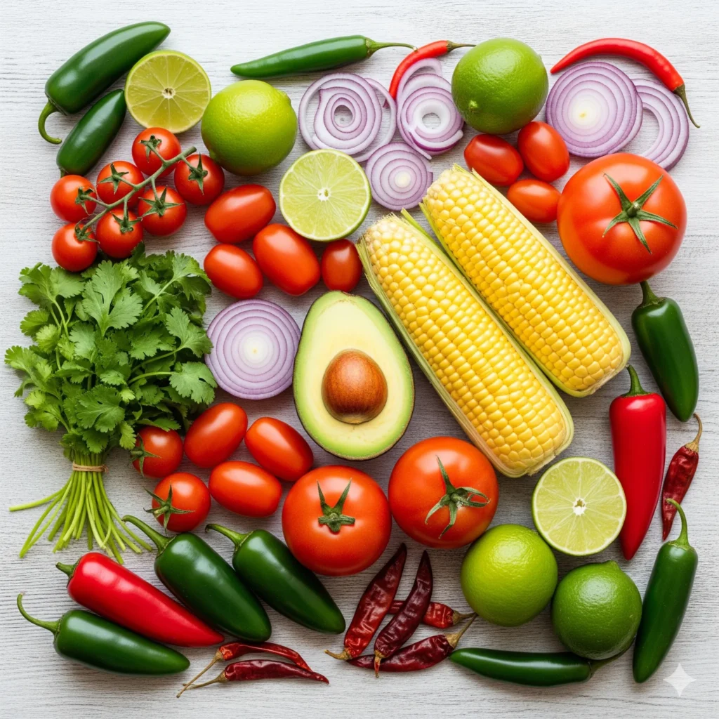 Summer Mexican Recipes: How to Make 5 Easy Meals 4 Fresh Mexican vegetables and herbs