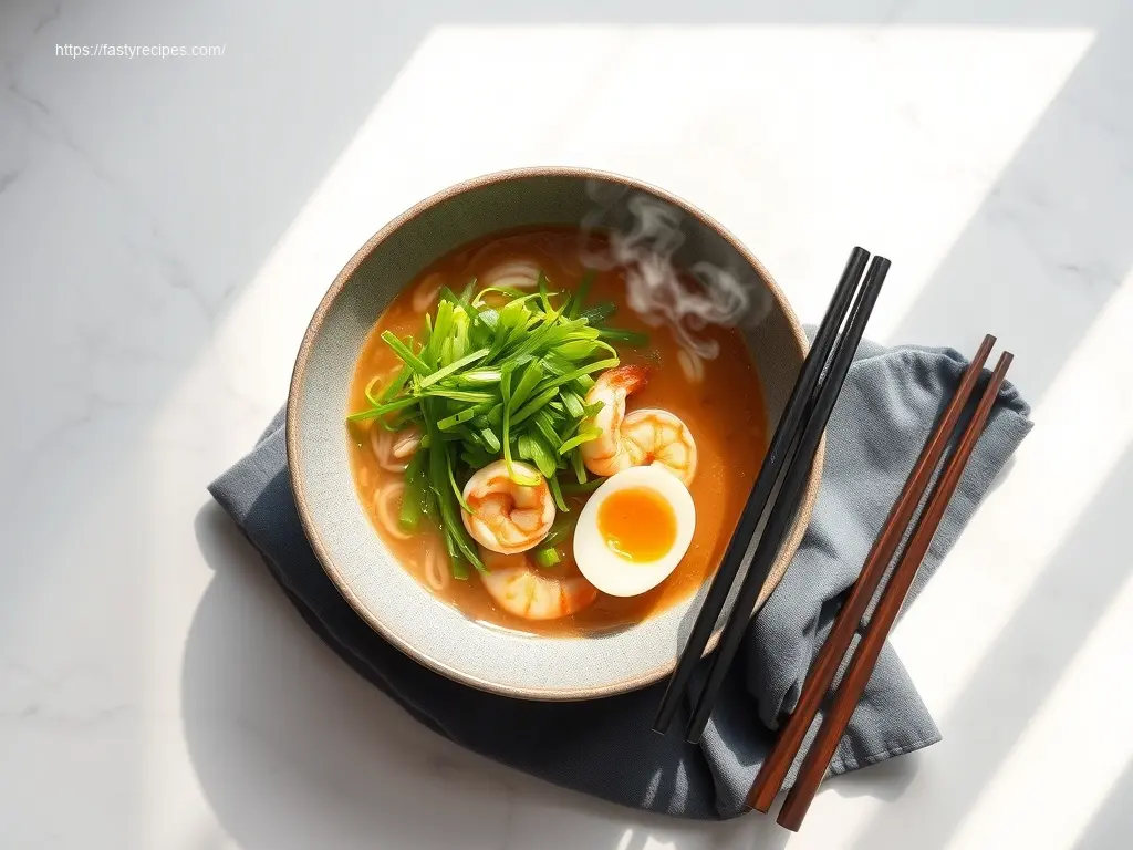 Quick Garlic Shrimp Ramen: Why It's the 1 Best Dinner 2 Delicious Quick Garlic Shrimp Ramen ready to eat