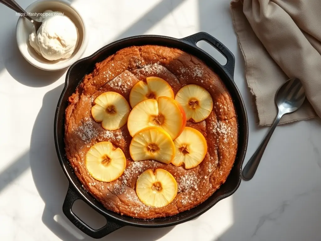 Heavenly Skillet Apple Pie Brownies dessert