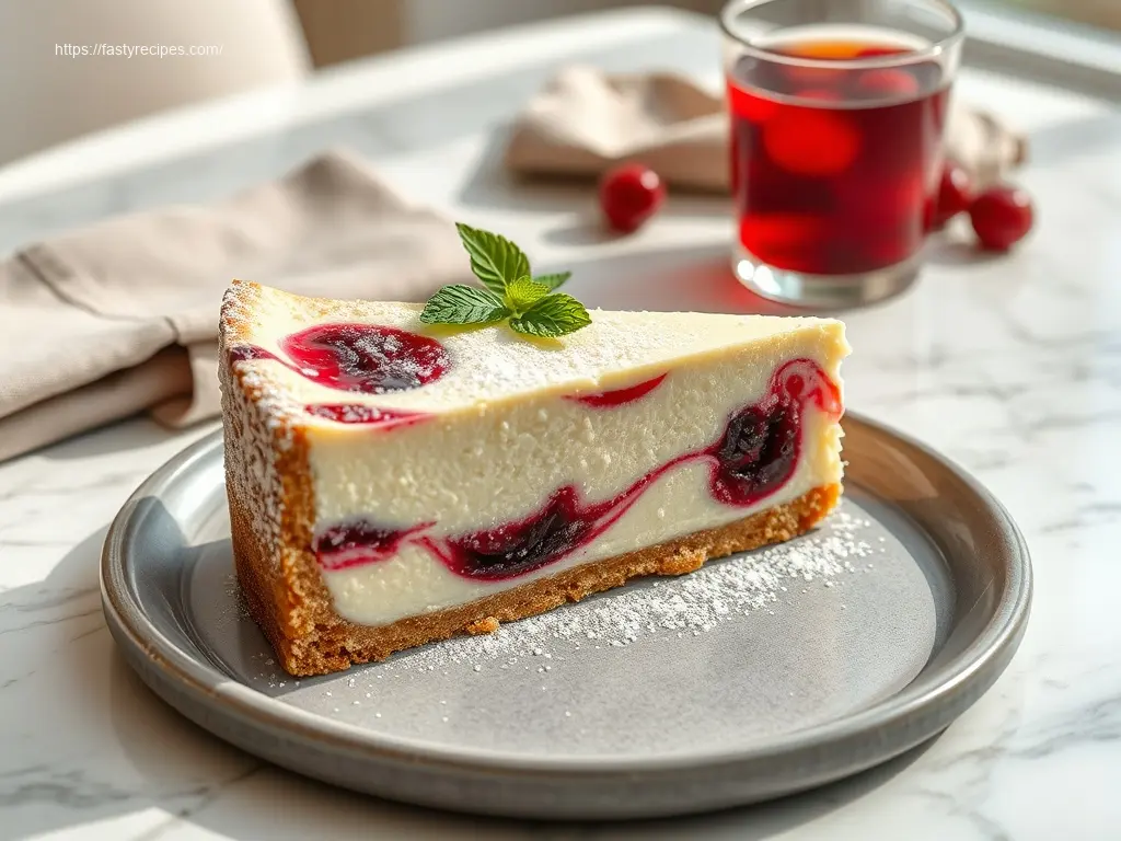 White Chocolate Cranberry Cheesecake: 3 Easy Steps to Bliss 1 Delicious White Chocolate Cranberry Cheesecake for Thanksgiving