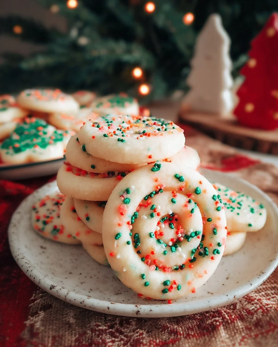 Christmas Sugar Cookies (Crumbl Copycat) 1 Decorated Christmas sugar cookies inspired by Crumbl recipe