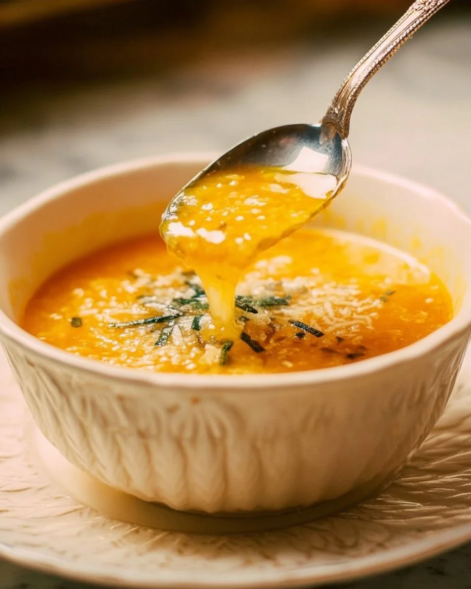 Italian Penicillin Soup 1 Bowl of Italian Penicillin Soup garnished with herbs and spices