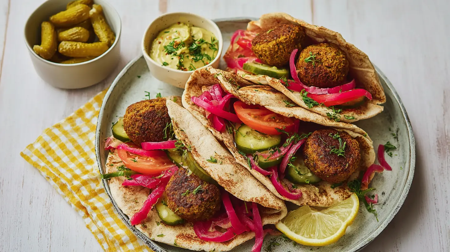 quick lunch Easy falafels: 10-Minute Meal Magic You Need 1 Delicious quick lunch falafels served fresh.