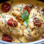 Tasty marry me chicken prepared in a slow cooker