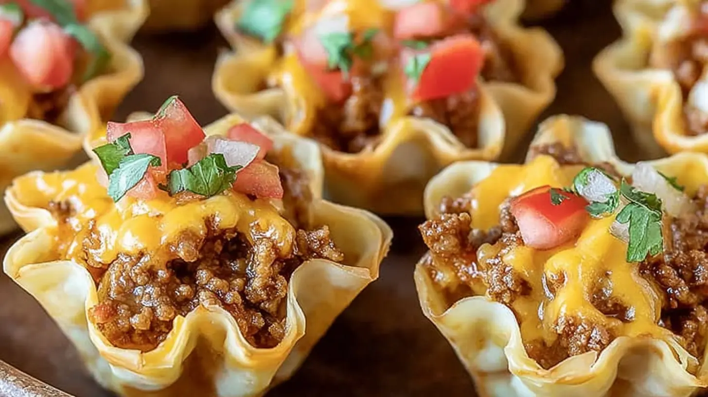 Taco Ranch Bites: How to Get 4-Star Reviews 1 Golden-brown taco ranch bites neatly presented for a snack.
