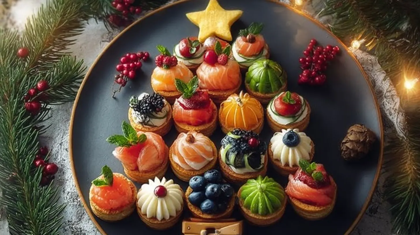 Catering ideas food, Christmas food, Holiday treats: Why 7 Foods Win 2 An elegant spread of Christmas food, perfect for festive catering ideas.