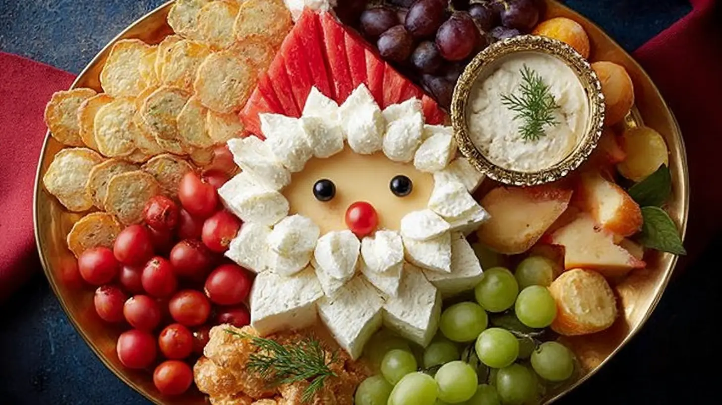 A stunning display of food art in appetizer dips, meticulously arranged for aesthetic appeal.