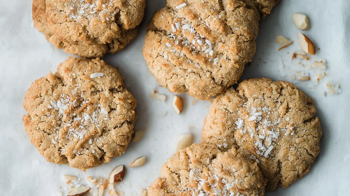 A plate of healthy cookies with no added sugar, perfect for a guilt-free treat.