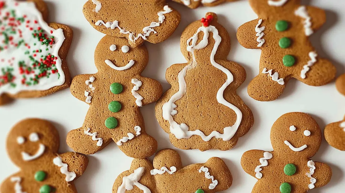 Gingerbread Cookies: 3 Easy Baking Hacks 1 Various gingerbread cookies decorated for the holidays