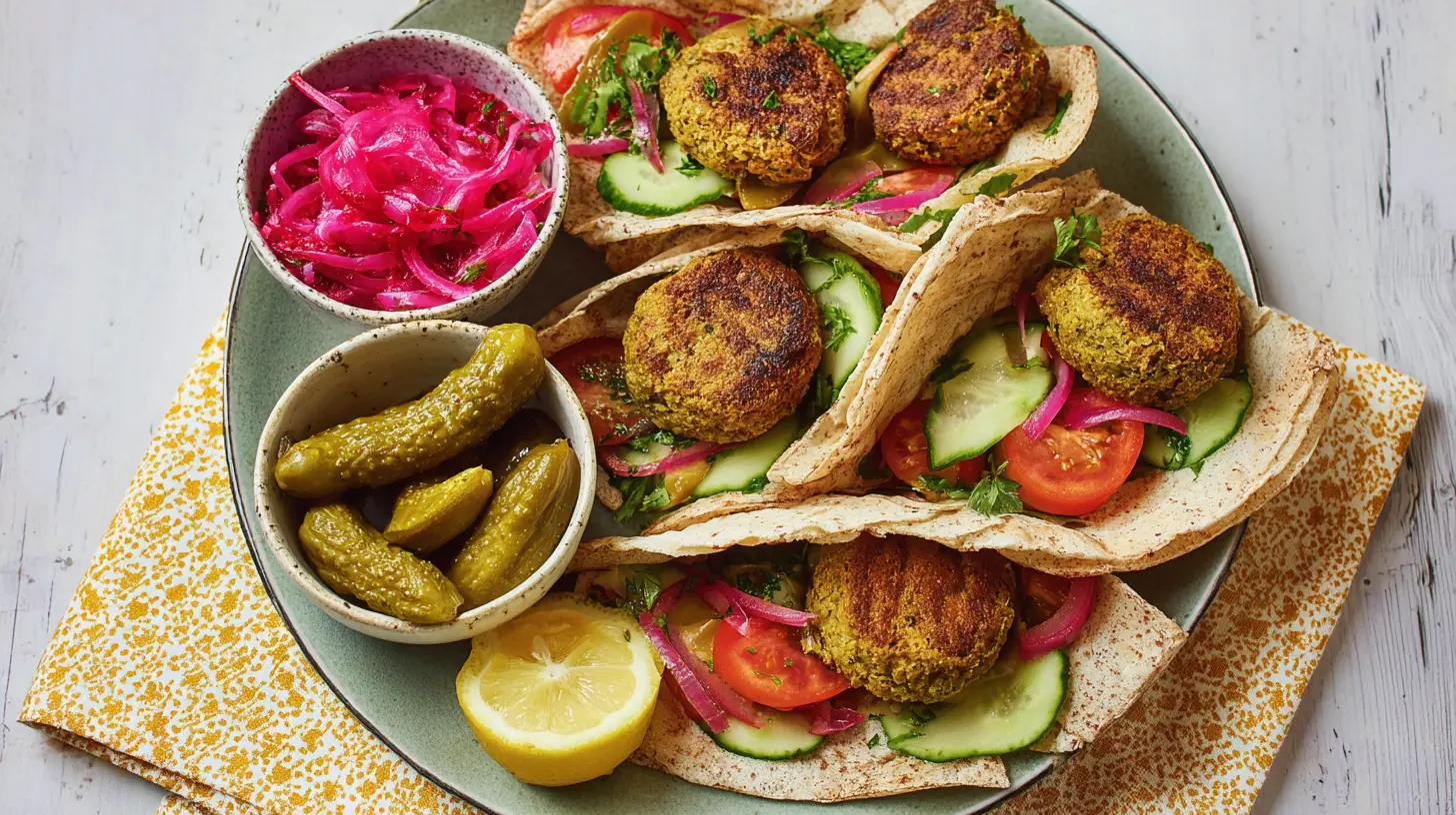 quick lunch Easy falafels: 10-Minute Meal Magic You Need 2 A plate of easy falafels, ideal for a quick lunch.
