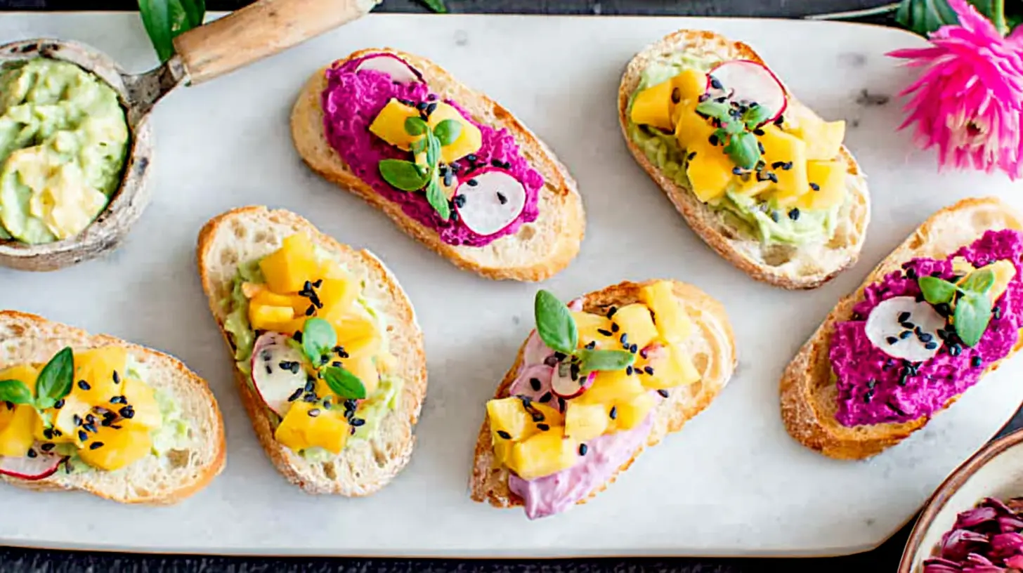 Elegant Vegan Appetizers: 7 Best for Your Party 1 Gourmet vegan appetizers presented with sophistication