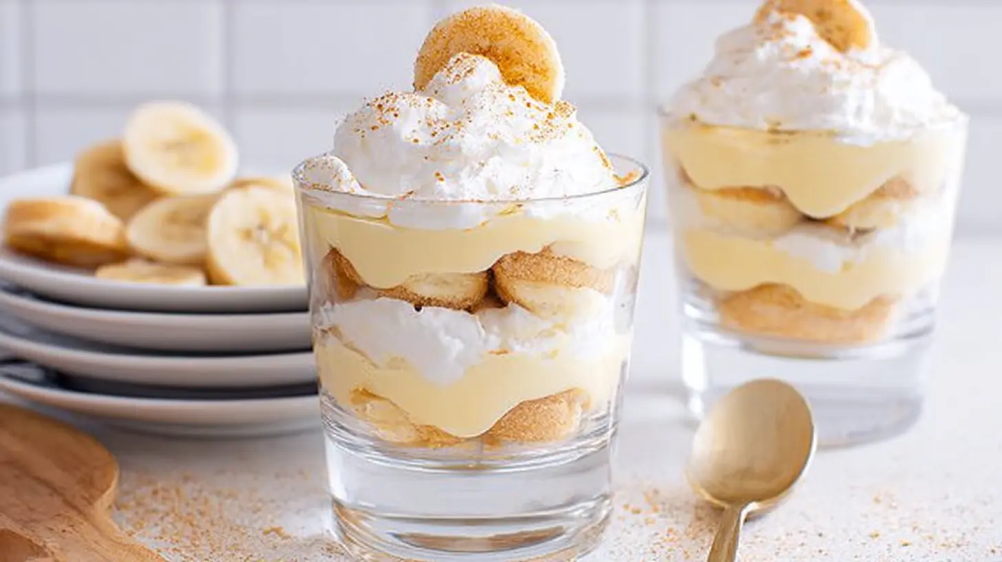 Sugar Free Banana Pudding: 10 Easy Steps 2 A bowl of creamy sugar free banana pudding topped with sliced bananas and whipped cream