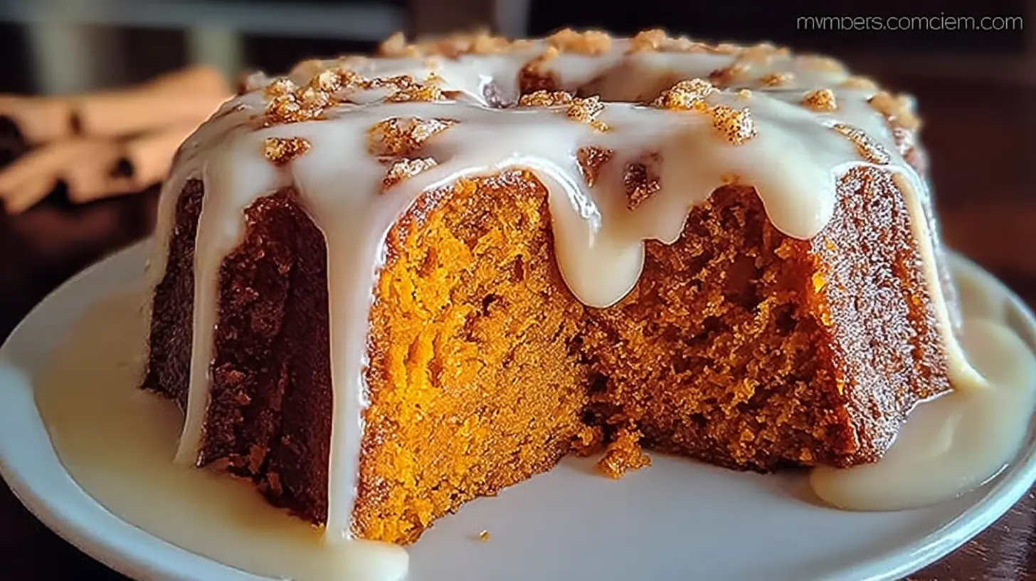 Sweet Potato Honeybun Cake: Why It's 1-of-a-Kind 2 A delectable sweet potato honeybun cake with a golden glaze.