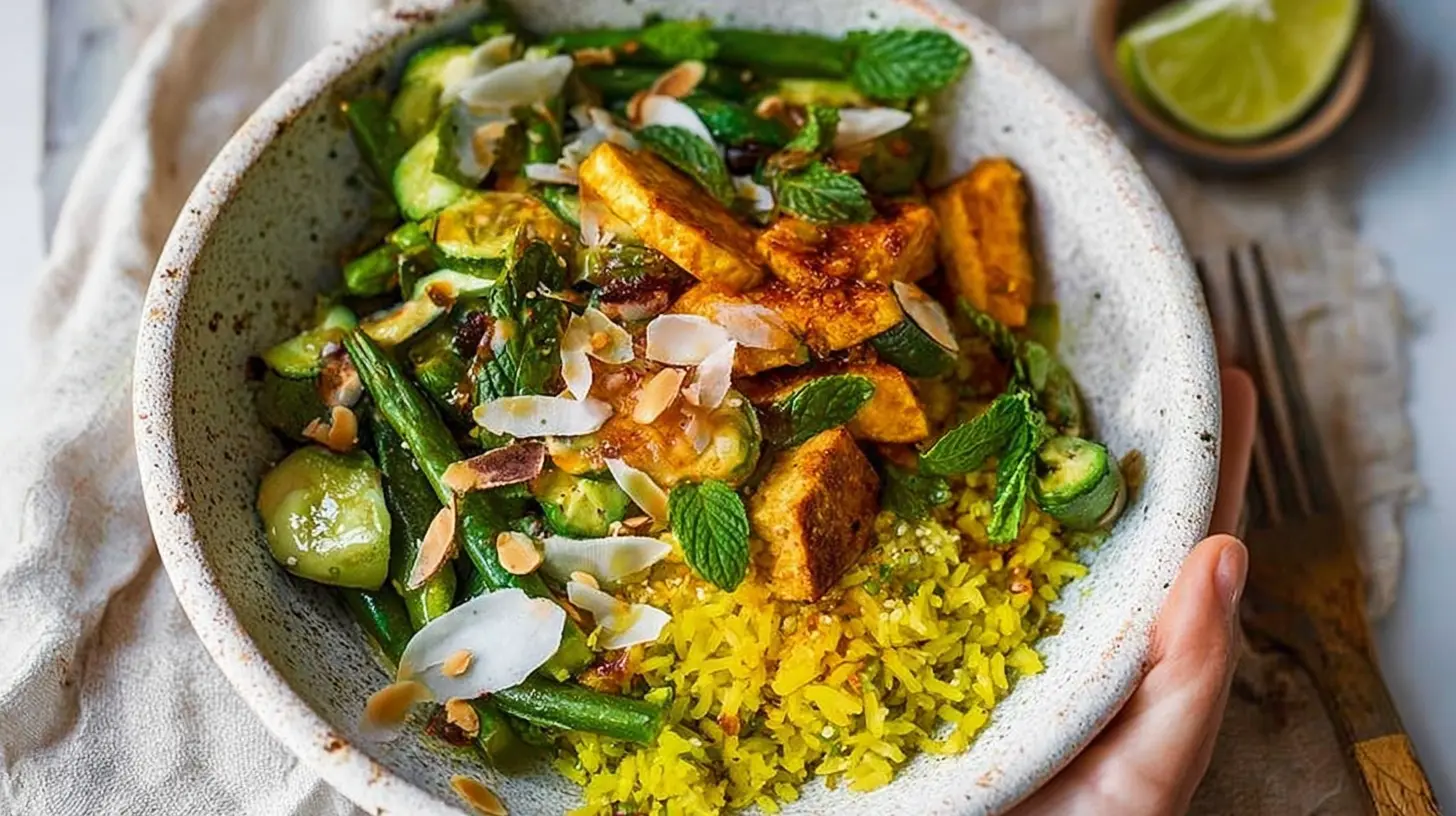 Plant based diet recipes: 9 Flavorful Dinners You'll Love 2 A vibrant image showcasing various plant based diet recipes spread on a table