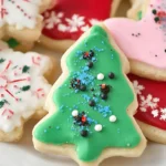 Intricate patterns of decorative sugar cookie icing on baked goods.