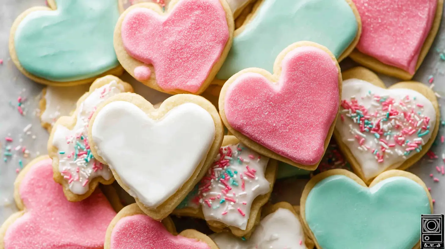 Soft Cutout Sugar Cookies: Why Yours Need 1 Secret Ingredient 1 Several freshly baked soft cutout sugar cookies on parchment paper.