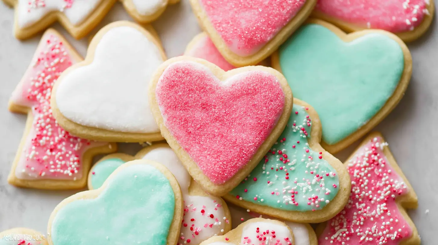 Soft Cutout Sugar Cookies: Why Yours Need 1 Secret Ingredient 2 A plate of soft cutout sugar cookies ready for decorating.