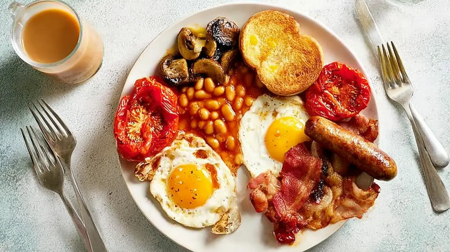 A variety of classic breakfast plate ideas with eggs, bacon, and toast